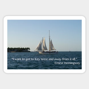 Key West Hemingway Sticker